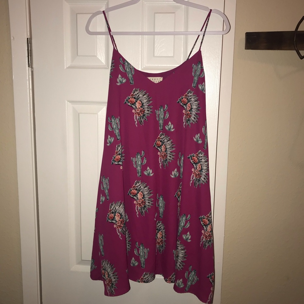 Hot pink dress berry n cream